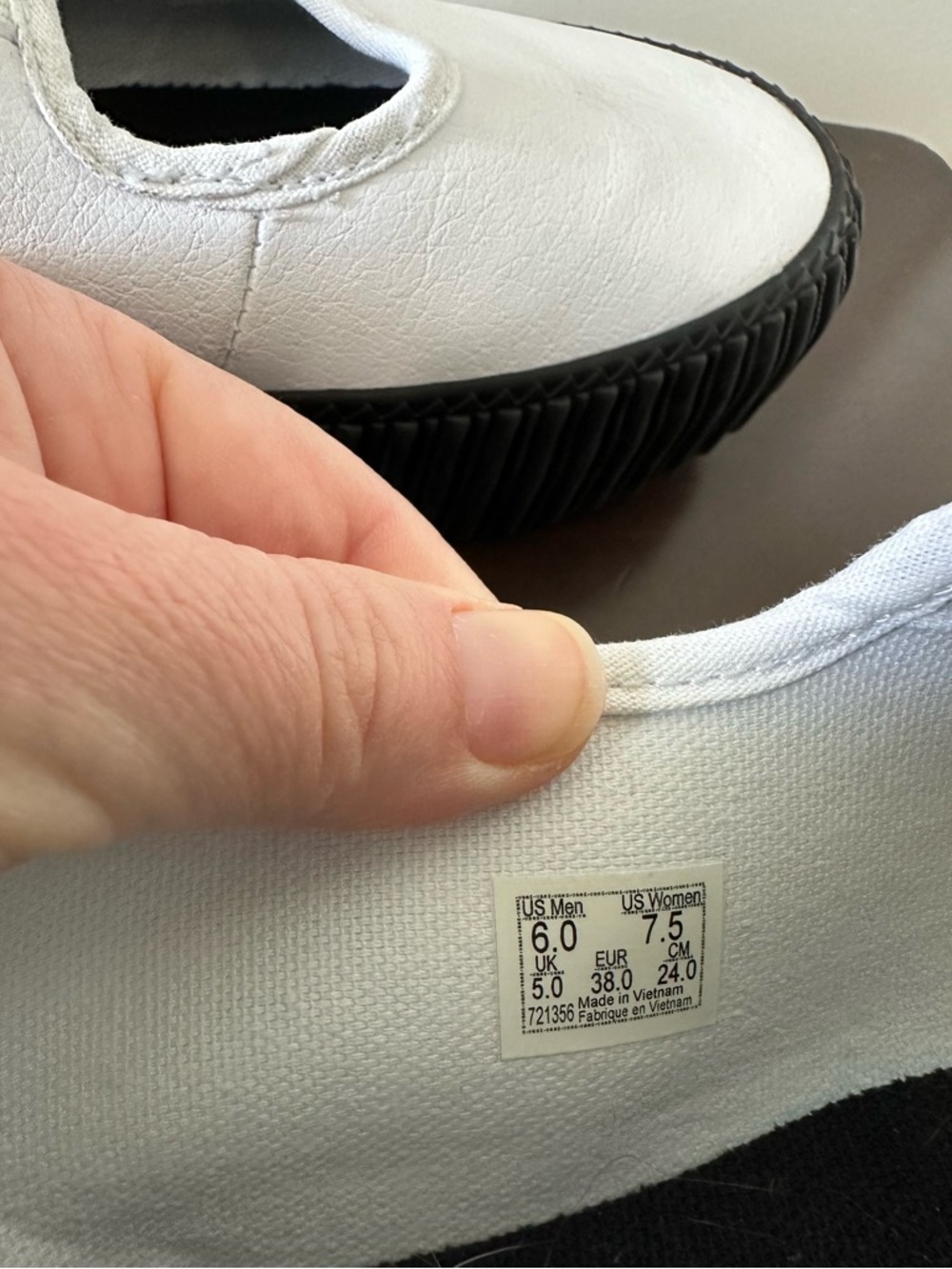 Vans White Mary Jane Creeper Buckle Shoe Size 7.5 - Picture 10 of 11